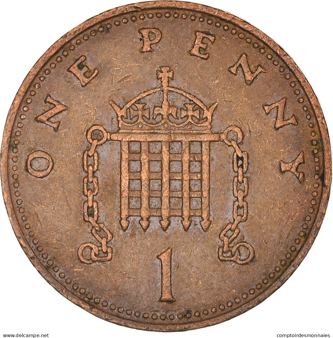 Monnaie, Grande-Bretagne, Elizabeth II, Penny, 1988, TB+, Bronze, KM:935 - D. 1 Penny