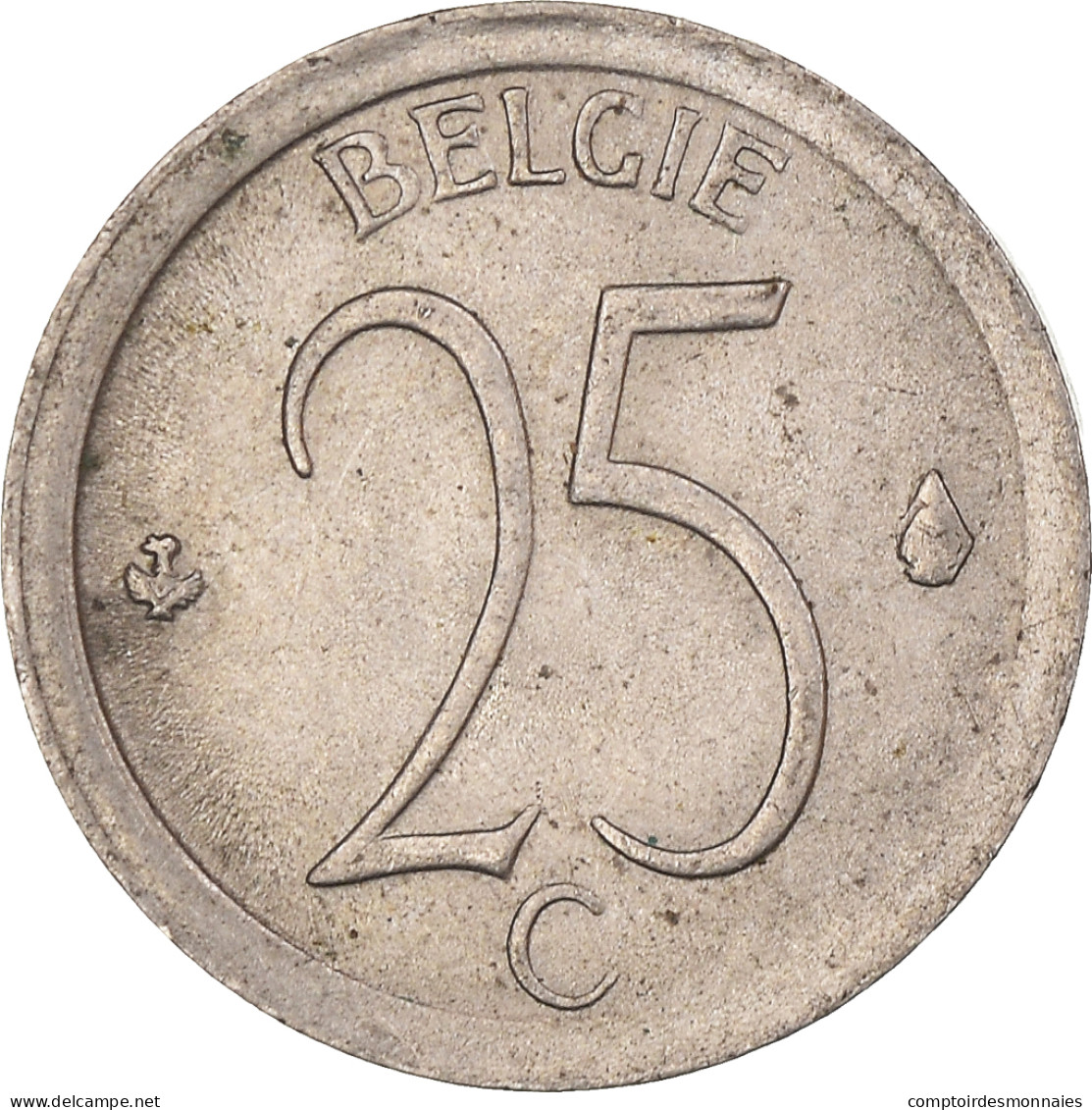 Monnaie, Belgique, 25 Centimes, 1971, Bruxelles, TB+, Cupro-nickel, KM:154.1 - 25 Cents