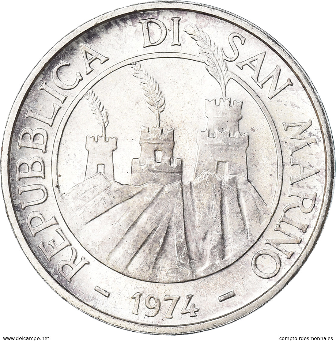 Monnaie, Saint Marin , 500 Lire, 1974, Rome, SPL, Argent, KM:37 - Saint-Marin