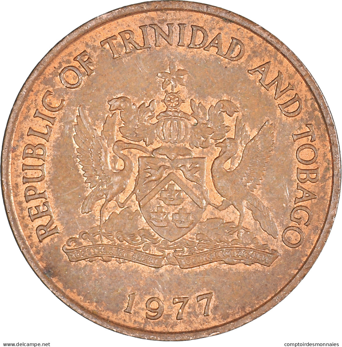 Monnaie, Trinité-et-Tobago, 5 Cents, 1977 - Trinidad & Tobago