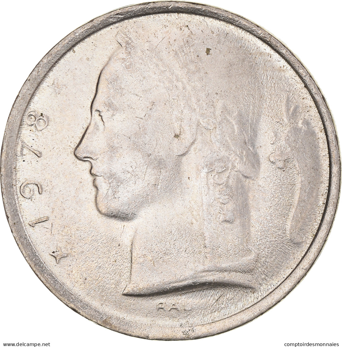 Monnaie, Belgique, 5 Francs, 5 Frank, 1978, TTB, Cupro-nickel, KM:135.1 - 5 Francs