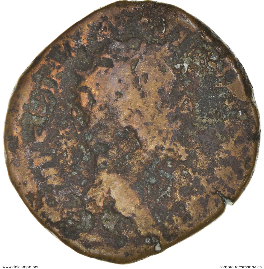 Monnaie, Antonin Le Pieux, Dupondius, 158-159, Rome, B, Bronze, RIC:1014 - Les Antonins (96 à 192)