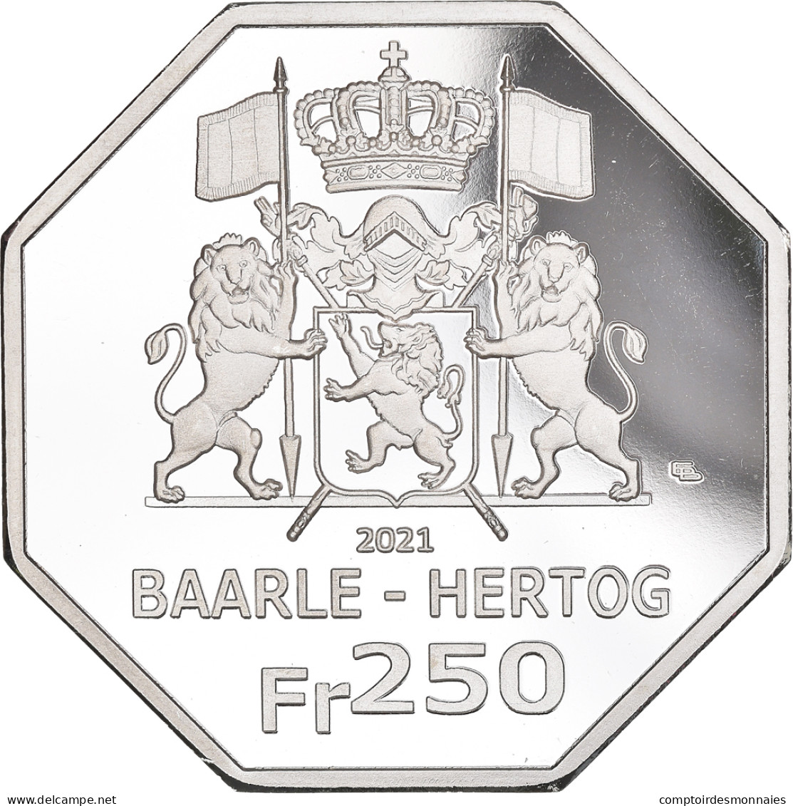 Monnaie, Belgique, Baarle-Hertog, 250 Francs, 250 Frank, 2021, FDC.BE, FDC - 250 Francs