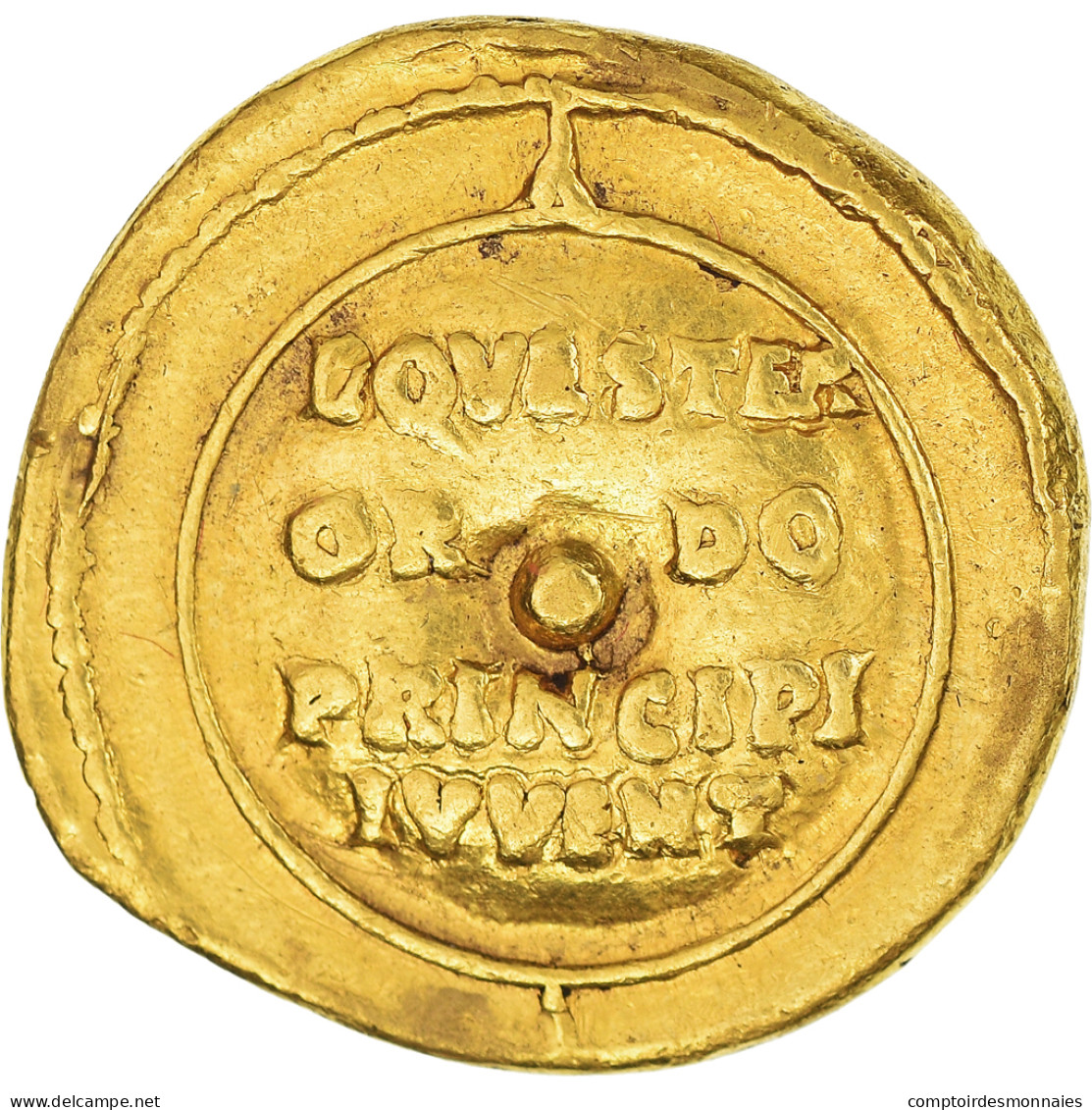 Monnaie, Néron, Aureus, 51-54 AD, Rome, TTB, Or, Calicó:407, RIC:78 - Les Julio-Claudiens (-27 à 69)