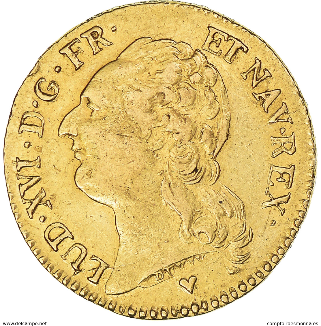 Monnaie, France, Louis XVI, Louis D'Or, 1786, Strasbourg, TTB+, Or, Gadoury:361 - 1774-1791 Louis XVI