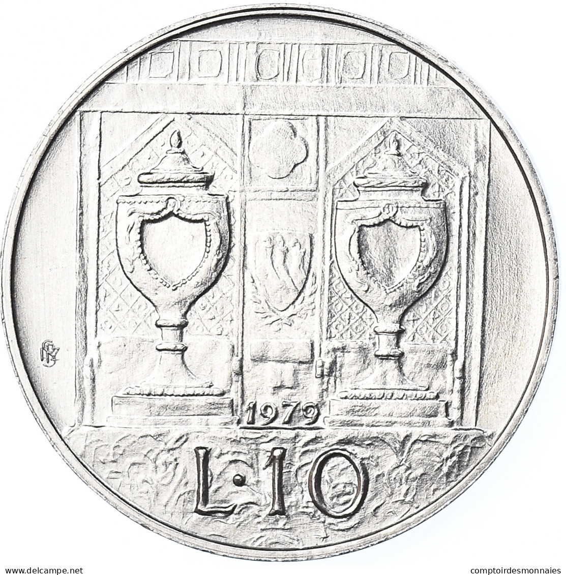 Monnaie, Saint Marin , 10 Lire, 1979, Rome, SPL, Aluminium, KM:92 - San Marino