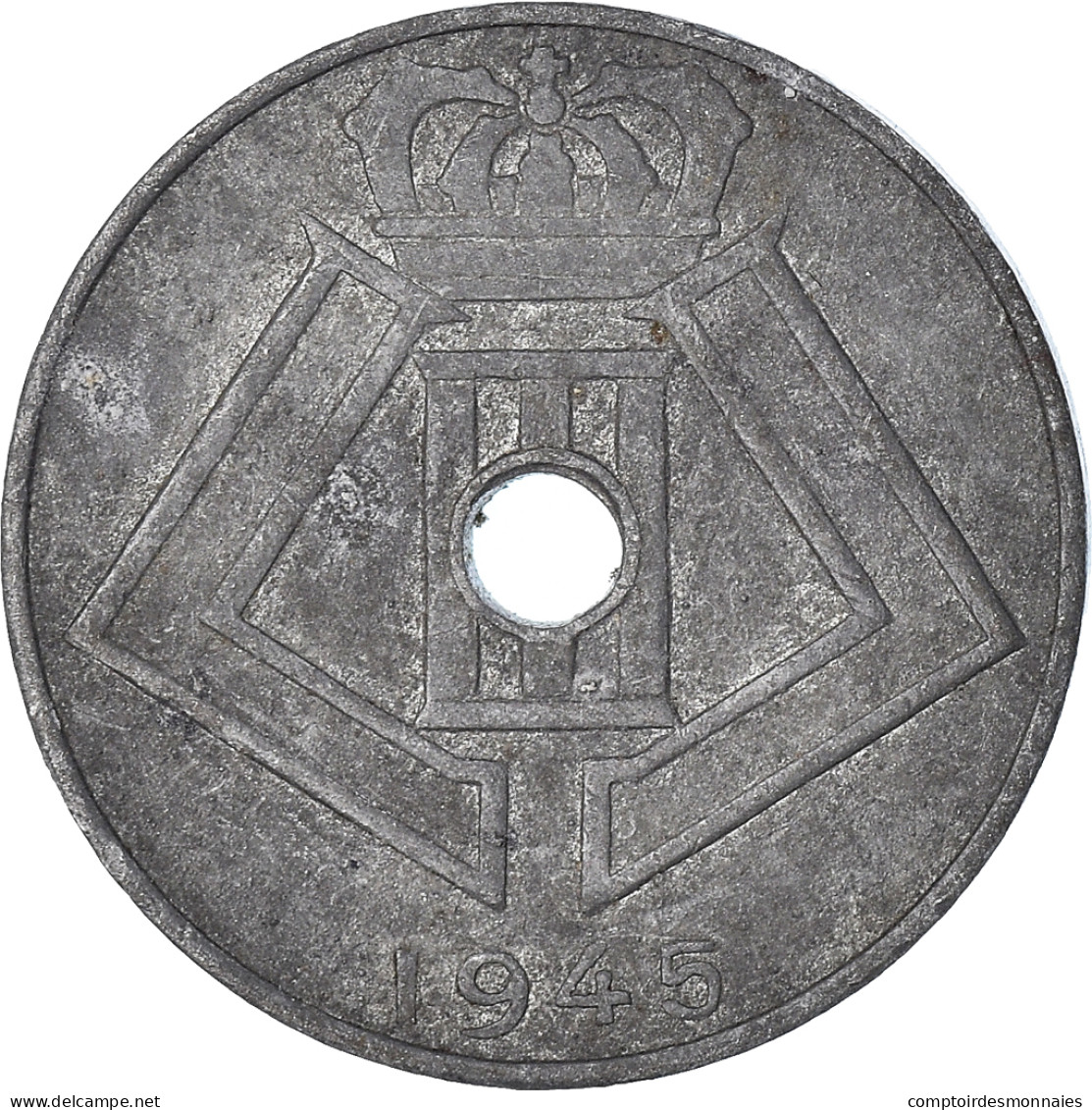 Monnaie, Belgique, 10 Centimes, 1945 - 10 Centimos