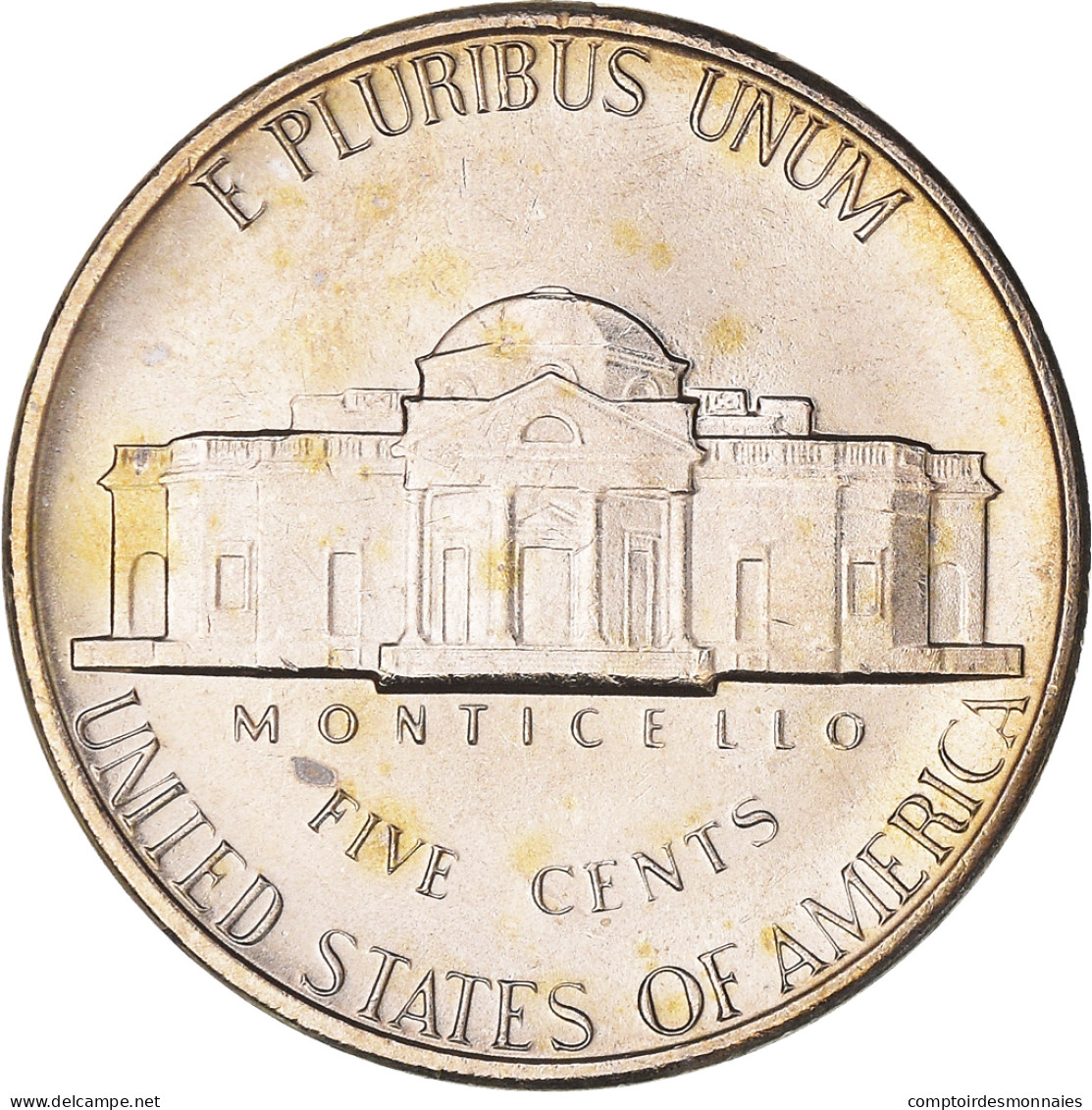 Monnaie, États-Unis, Jefferson Nickel, 5 Cents, 1980, U.S. Mint, Denver, FDC - 1938-…: Jefferson