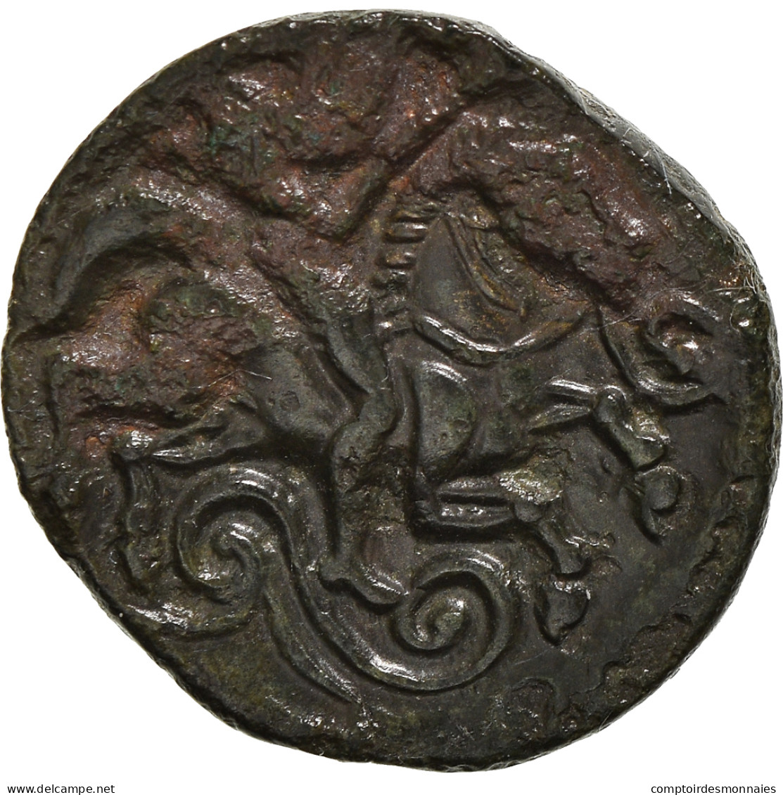 Monnaie, Carnutes, Bronze PIXTILOS Au Cavalier, Ier Siècle AV JC, TTB+, Bronze - Celtic