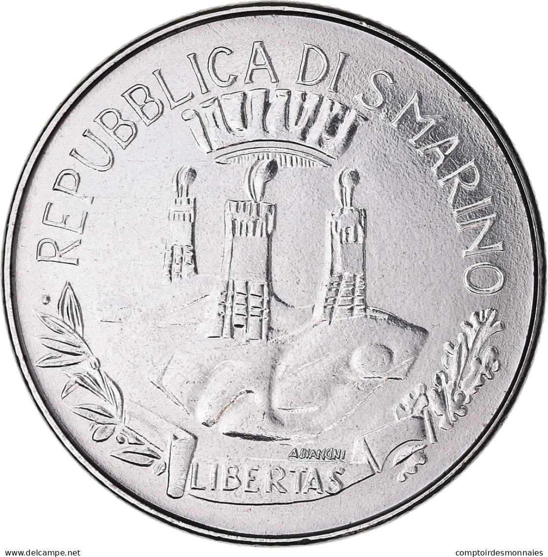 Monnaie, Saint Marin , 50 Lire, 1982, Rome, SPL, Acier, KM:136 - San Marino