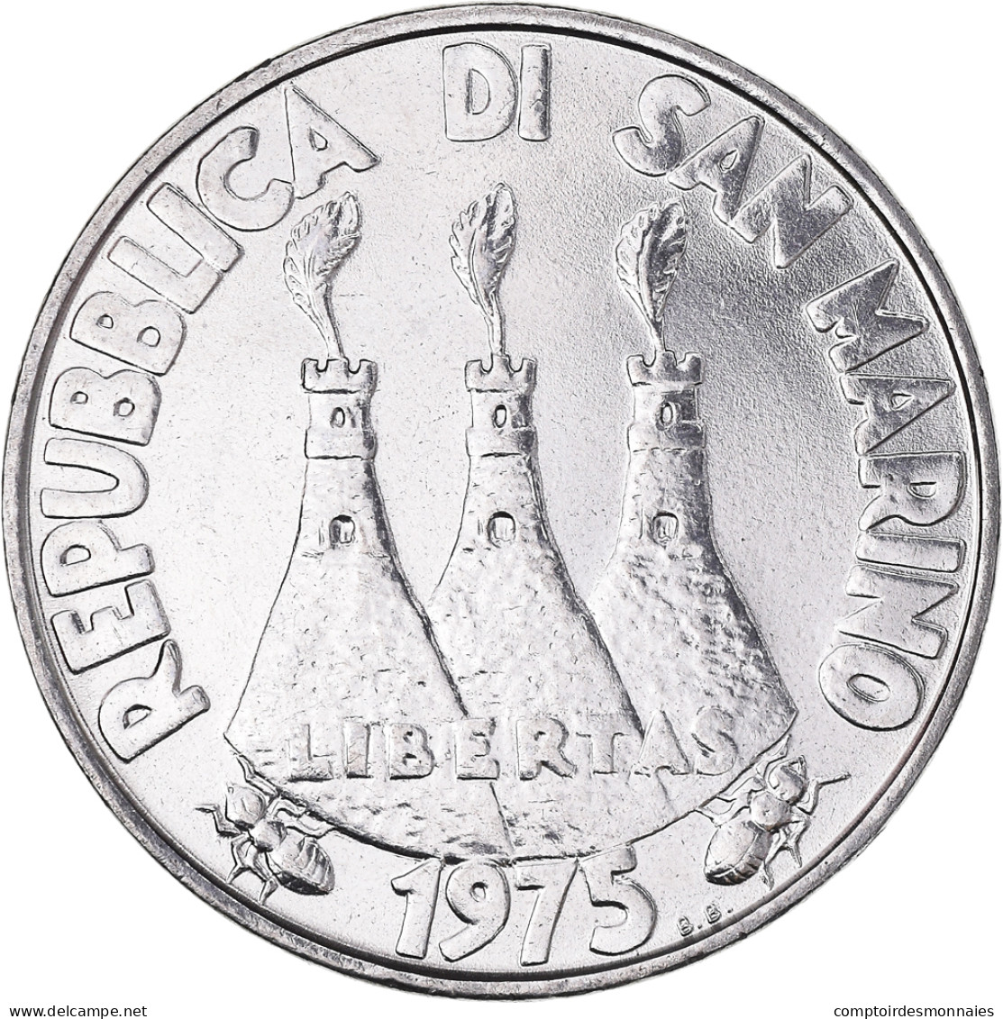 Monnaie, Saint Marin , 100 Lire, 1975, Rome, SPL, Acier, KM:46 - San Marino