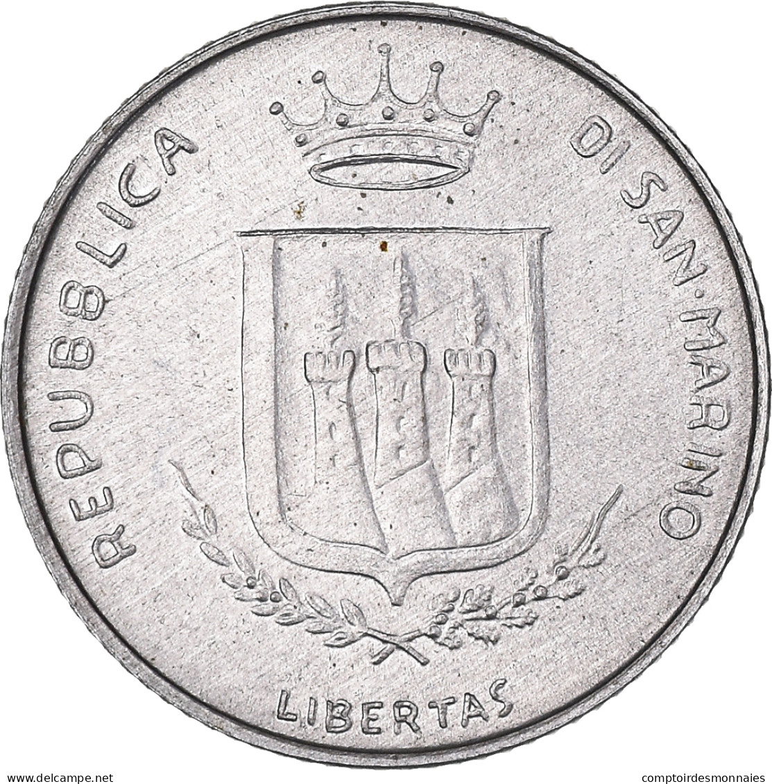 Monnaie, Saint Marin , 2 Lire, 1983, Rome, FDC, Aluminium, KM:146 - Saint-Marin