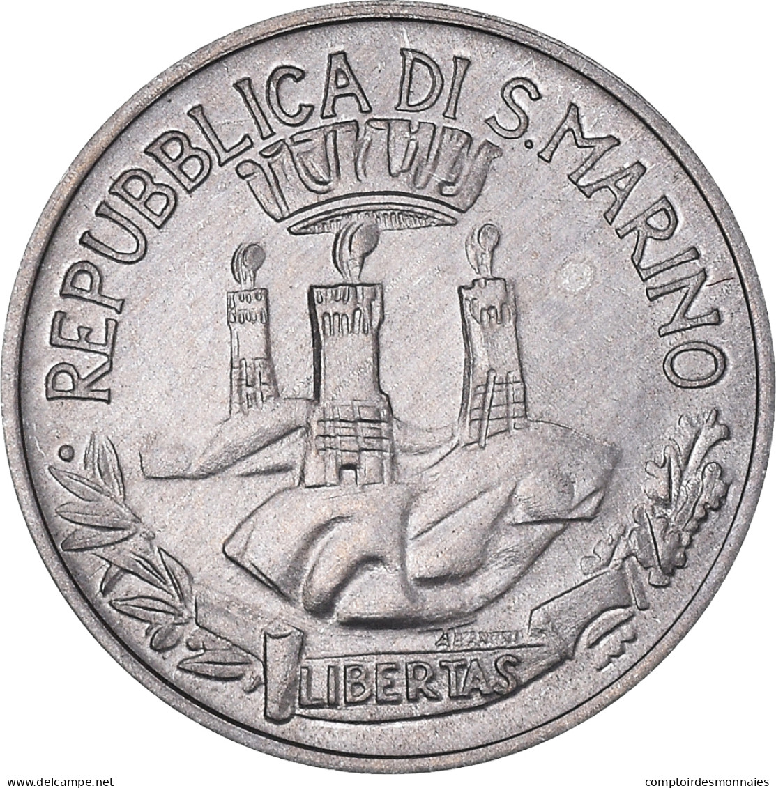 Monnaie, Saint Marin , Lira, 1982, Rome, SPL, Aluminium, KM:131 - Saint-Marin