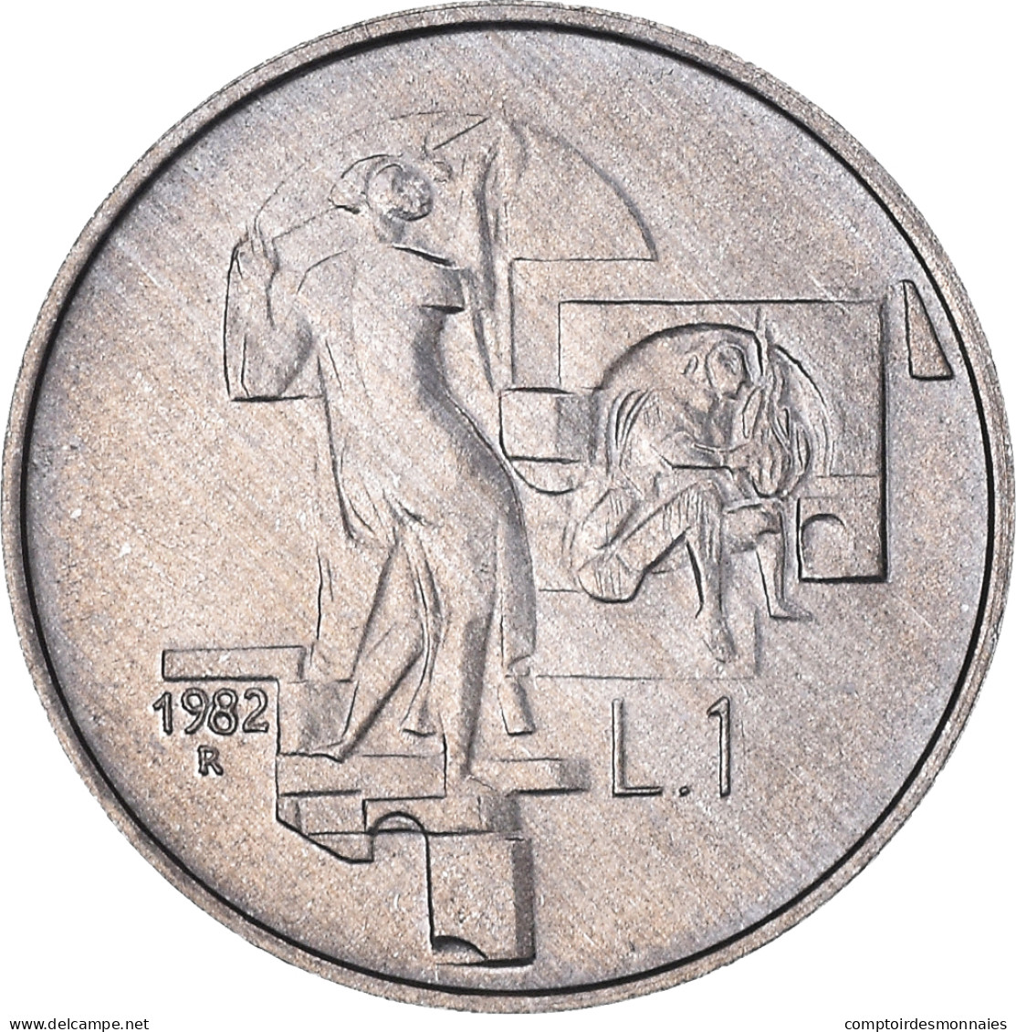 Monnaie, Saint Marin , Lira, 1982, Rome, SPL, Aluminium, KM:131 - Saint-Marin