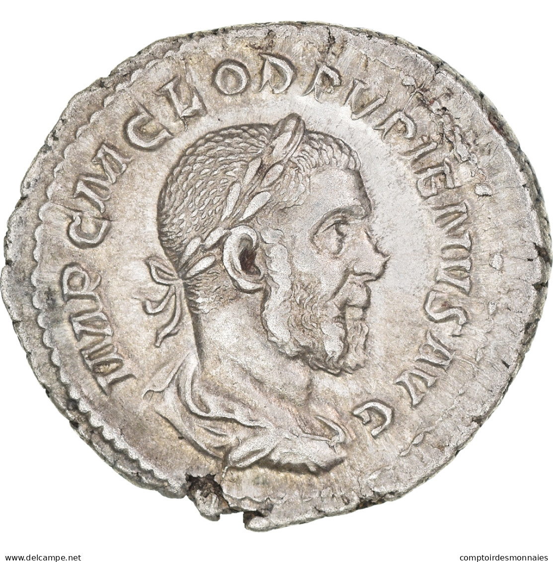 Monnaie, Pupien, Denier, 238, Rome, TTB+, Argent, RIC:1 - L'Anarchie Militaire (235 à 284)