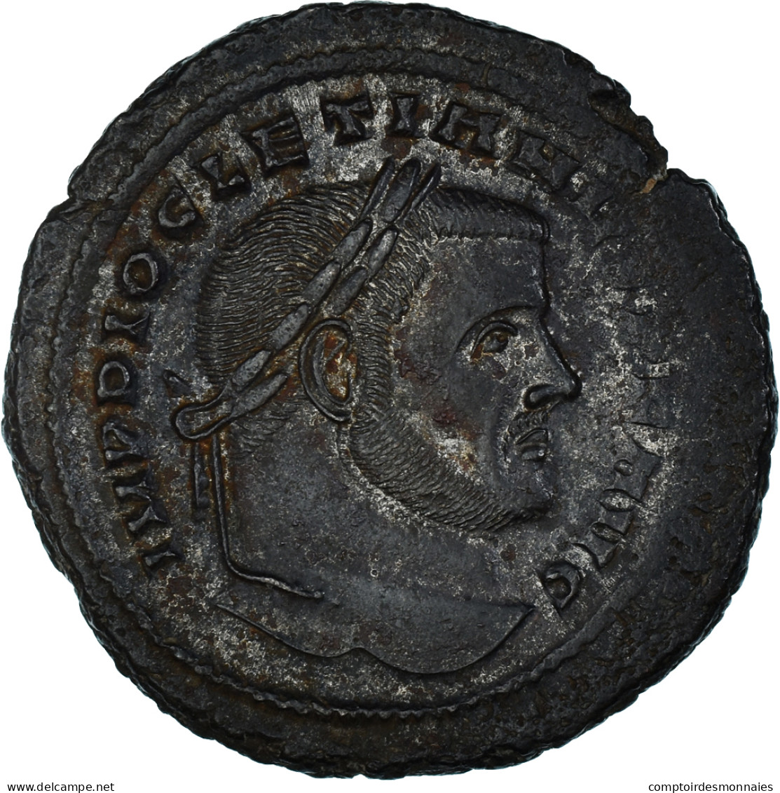 Monnaie, Dioclétien, Nummus, 299-303, Carthage, SPL, Billon, RIC:VI-31a - La Tétrarchie (284 à 307)