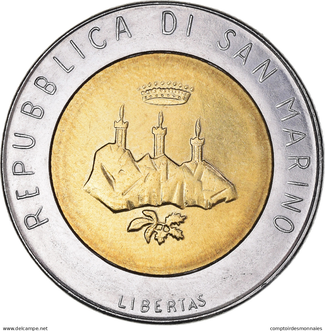 Monnaie, Saint Marin , 500 Lire, 1986, Rome, SPL, Bimétallique, KM:195 - Saint-Marin