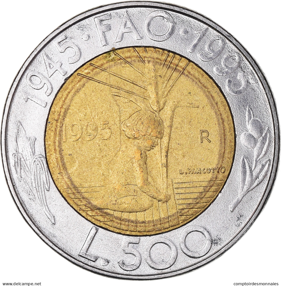 Monnaie, Saint Marin , 500 Lire, 1995, Rome, TTB, Bimétallique, KM:330 - Saint-Marin