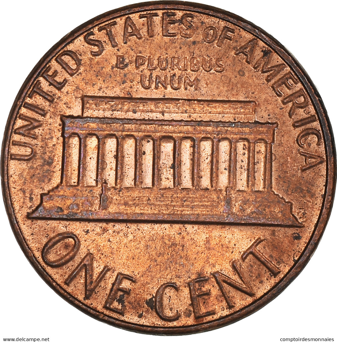 Monnaie, États-Unis, Lincoln Cent, Cent, 1984, U.S. Mint, Philadelphie, TB - 1959-…: Lincoln, Memorial Reverse