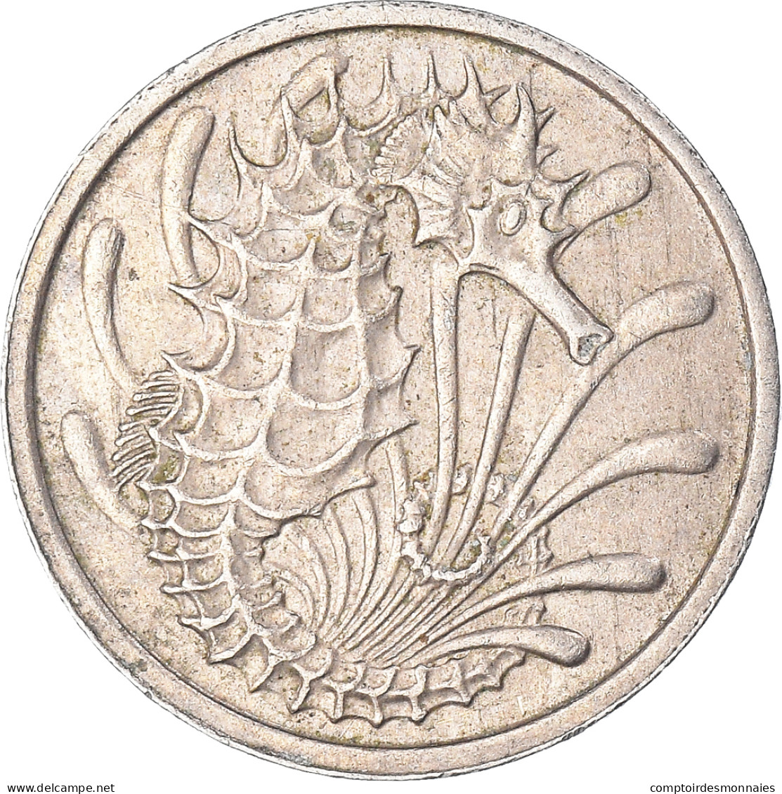 Monnaie, Singapour, 10 Cents, 1974 - Singapour