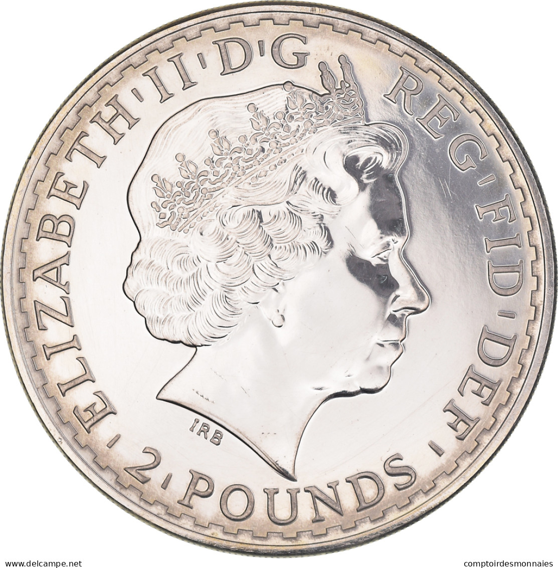 Monnaie, Grande-Bretagne, Elizabeth II, 2 Pounds - 1 Once, 2014, British Royal - 2 Pounds