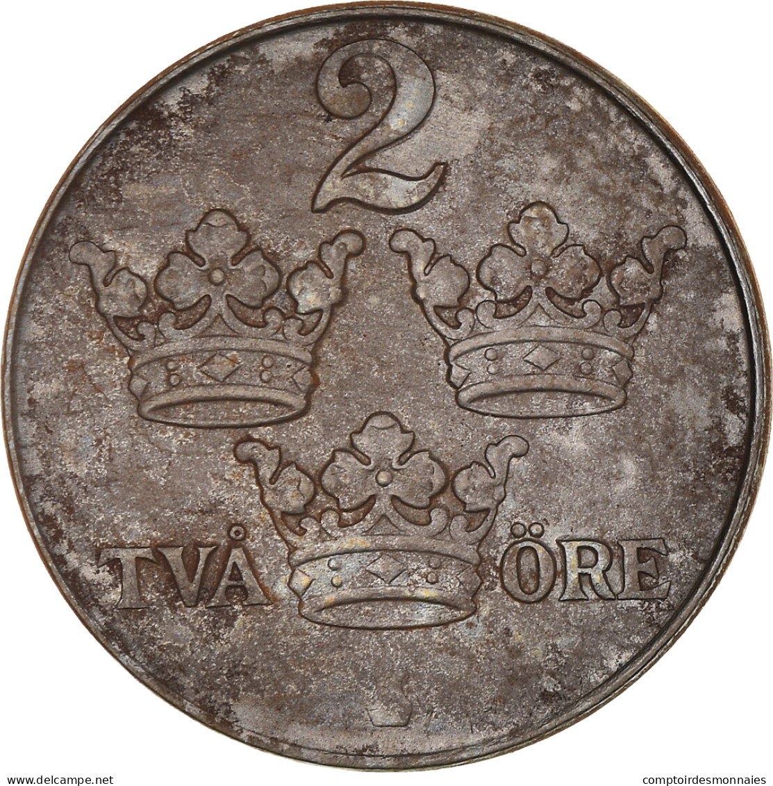 Monnaie, Suède, Gustaf V, 2 Öre, 1950, TB, Iron, KM:811 - Suède