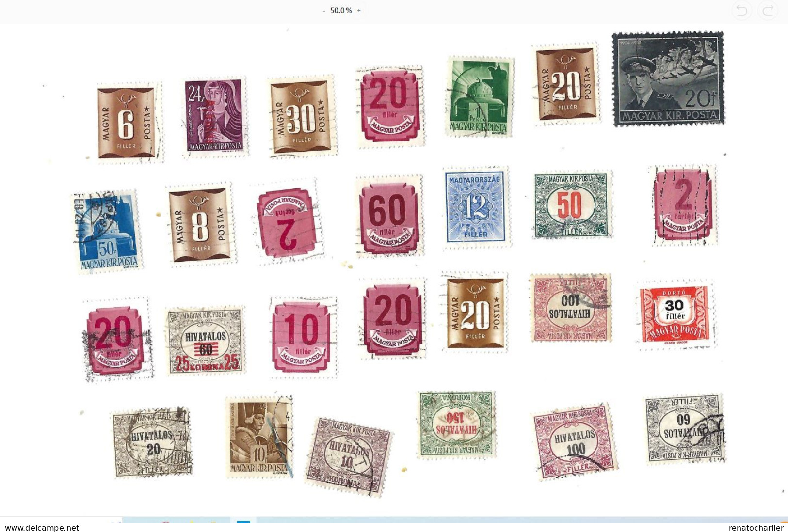 Collection De 95 Timbres  Oblitérés.Anciens. - Collections