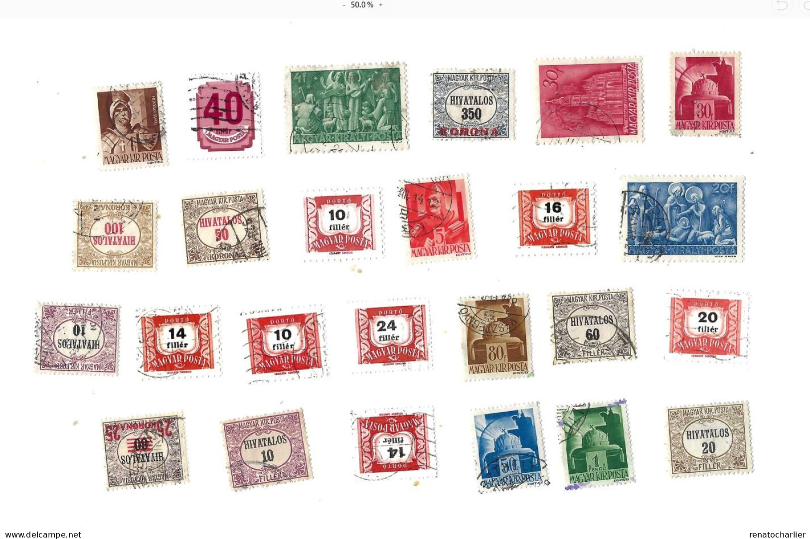 Collection De 95 Timbres  Oblitérés.Anciens. - Collections