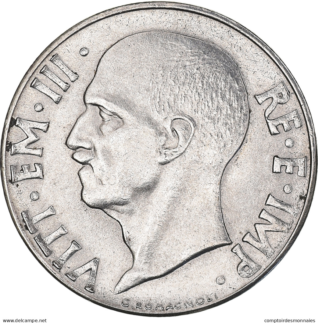 Monnaie, Italie, Vittorio Emanuele III, 20 Centesimi, 1941, Rome, TTB+, Acier - 1900-1946 : Victor Emmanuel III & Umberto II