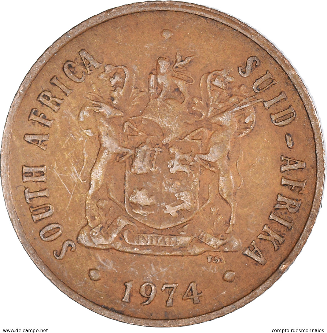 Monnaie, Afrique Du Sud, 2 Cents, 1974 - Südafrika