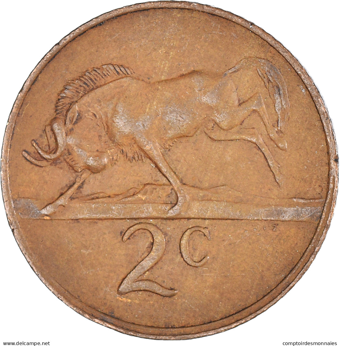 Monnaie, Afrique Du Sud, 2 Cents, 1974 - Südafrika