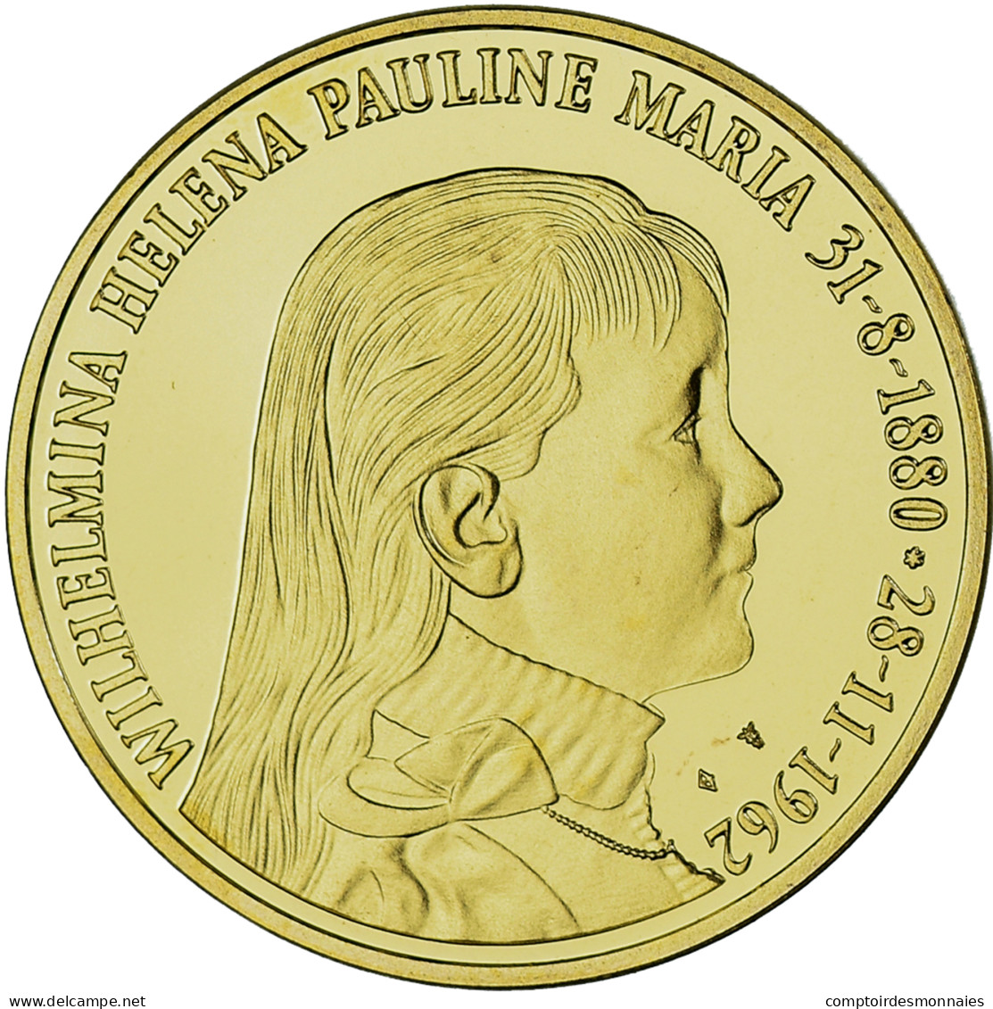 Pays-Bas, Médaille, Wilhelmina Koningin Der Nederlanden And Helena Pauline - Autres & Non Classés