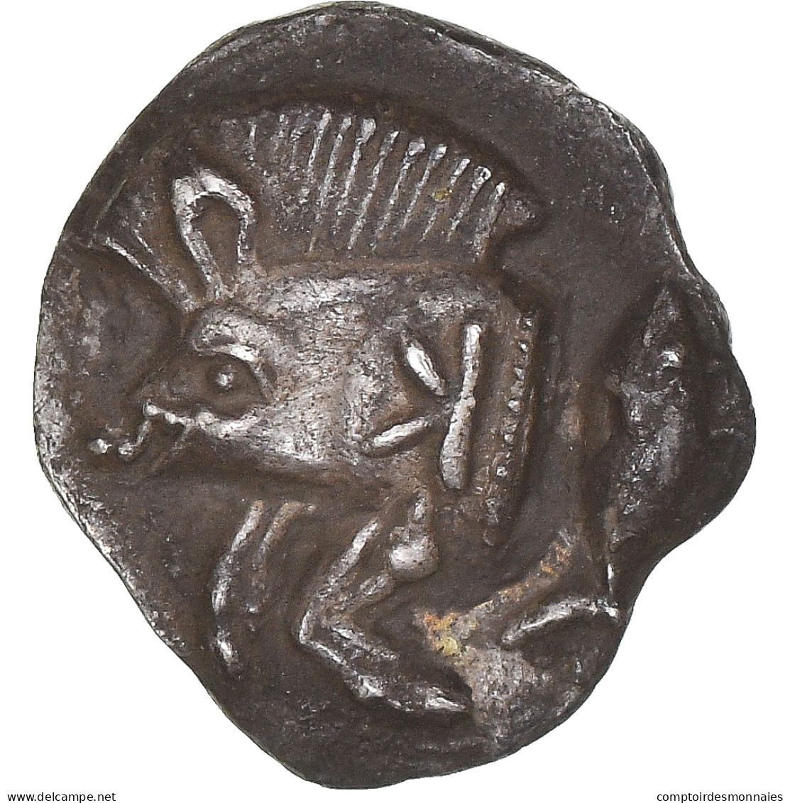 Monnaie, Mysie, Hémiobole, Ca. 450-400 BC, Cyzique, TTB+, Argent - Grecques