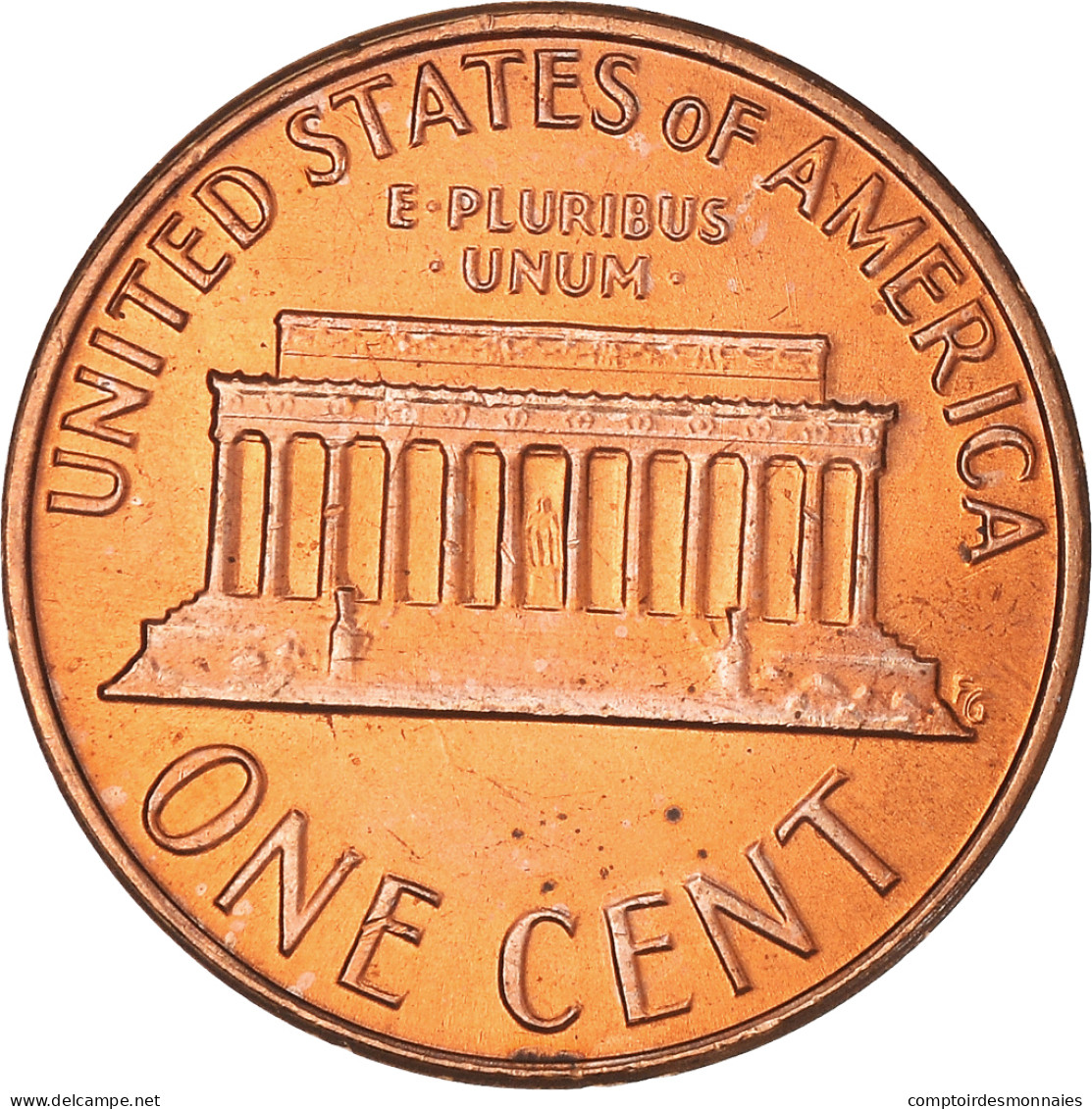 Monnaie, États-Unis, Lincoln Cent, Cent, 1976, U.S. Mint, Denver, SPL, Laiton - 1959-…: Lincoln, Memorial Reverse