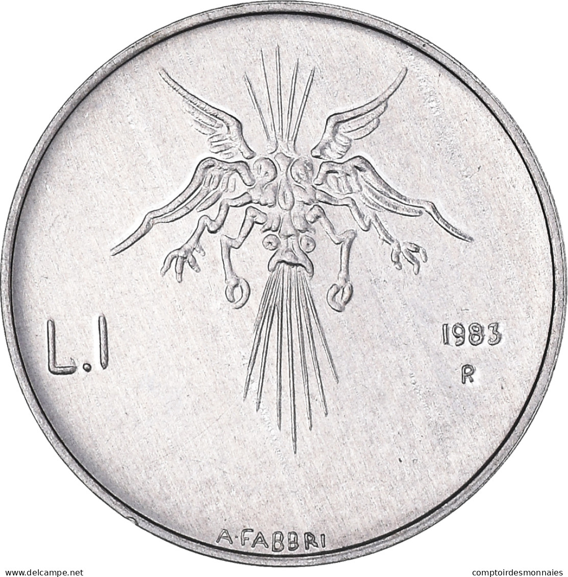 Monnaie, Saint Marin , Lira, 1983, Rome, FDC, Aluminium, KM:145 - Saint-Marin