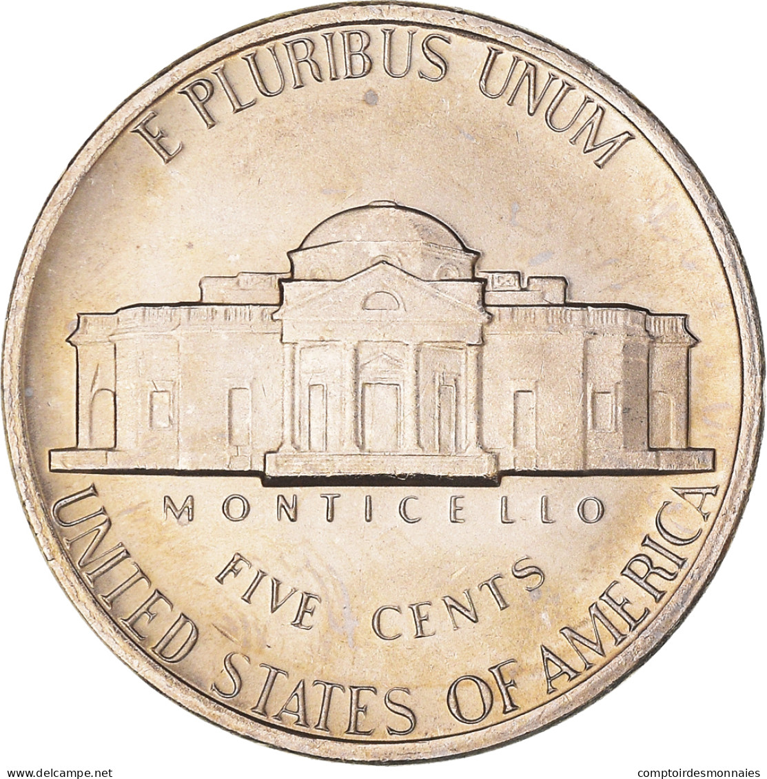 Monnaie, États-Unis, Jefferson Nickel, 5 Cents, 1980, U.S. Mint, Denver, FDC - 1938-…: Jefferson