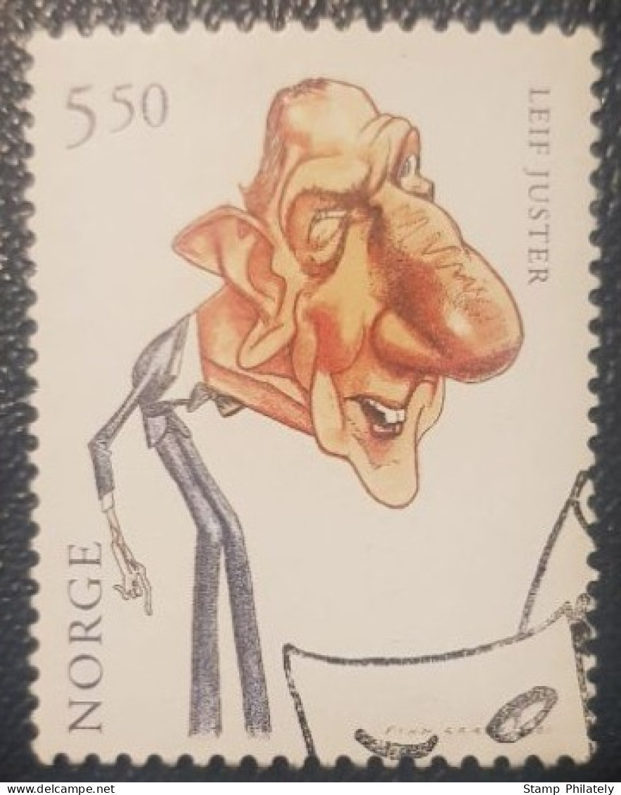 Norway 5.5Kr Stamp Norwegian Actors - Gebruikt