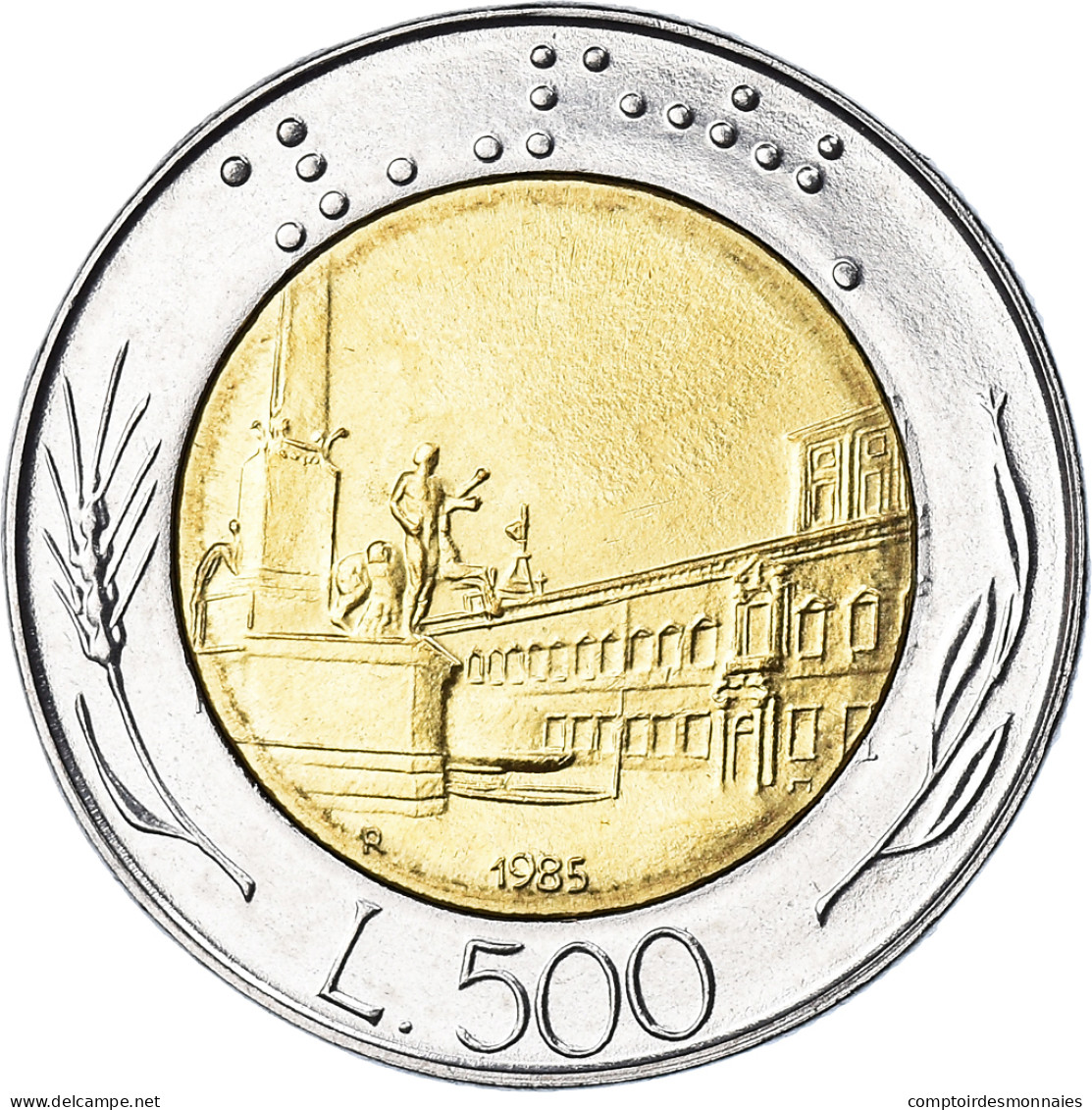 Monnaie, Italie, 500 Lire, 1985, Rome, BU, FDC, Bimétallique, KM:111 - 500 Liras