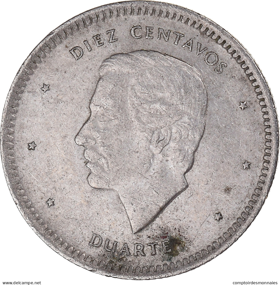 Monnaie, République Dominicaine, 10 Centavos, 1983 - Dominicana