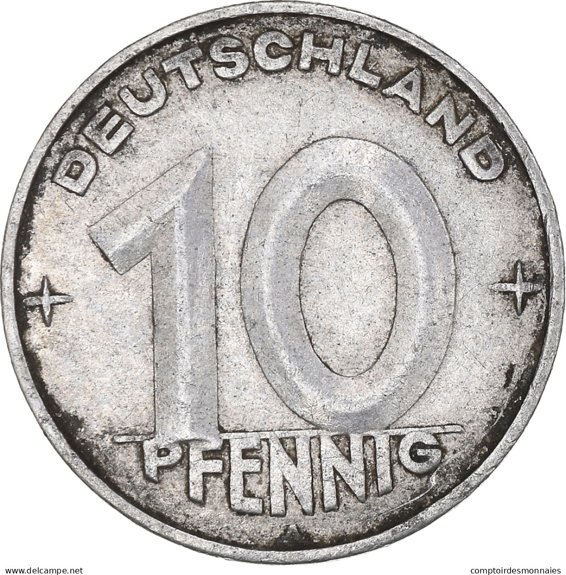 Monnaie, République Démocratique Allemande, 10 Pfennig, 1950, Berlin, TB+ - 10 Pfennig