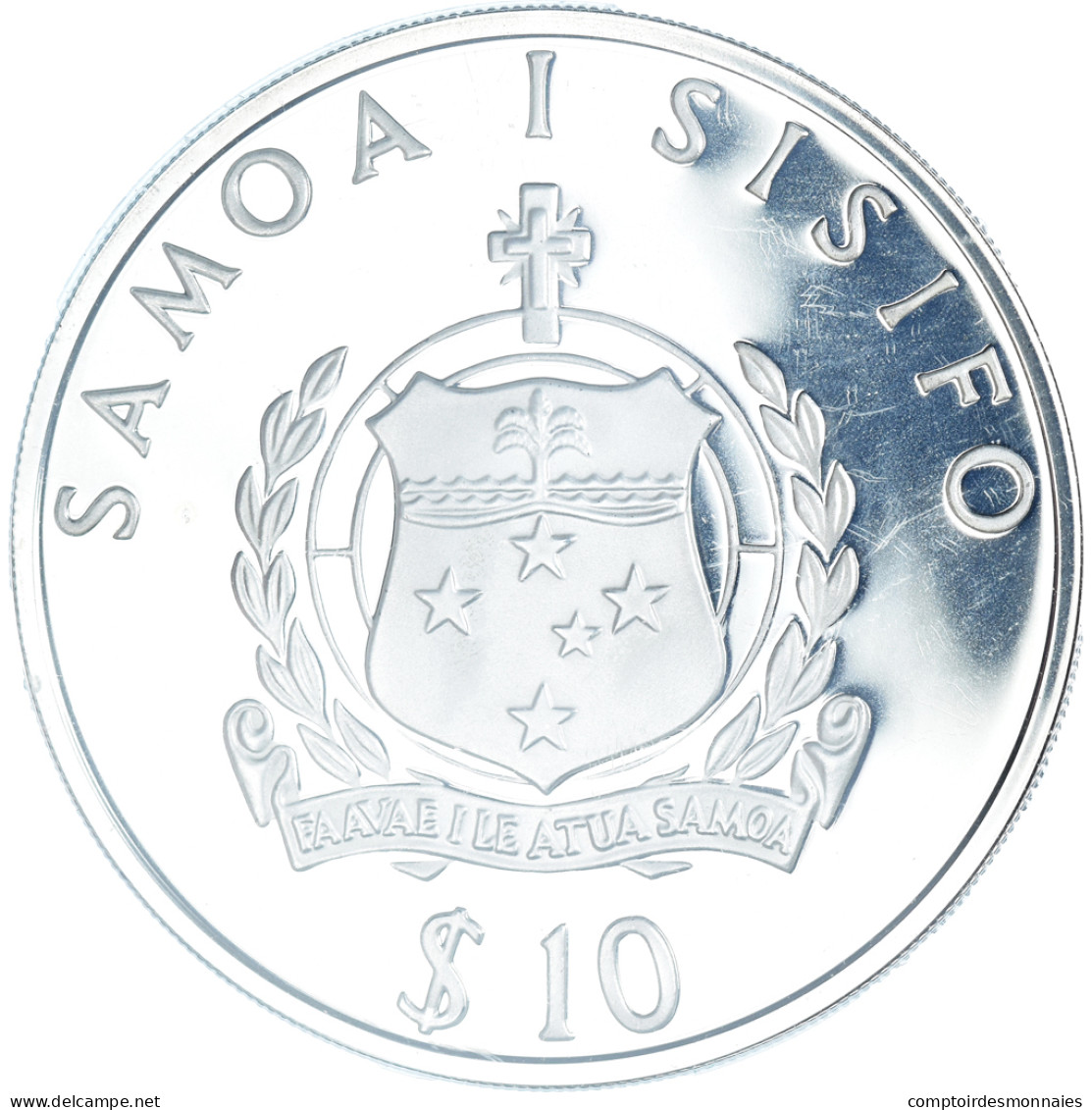 Monnaie, Samoa, 10 Tala, 1991, Summer Olympics 1992.BE, FDC, Argent, KM:82 - Samoa