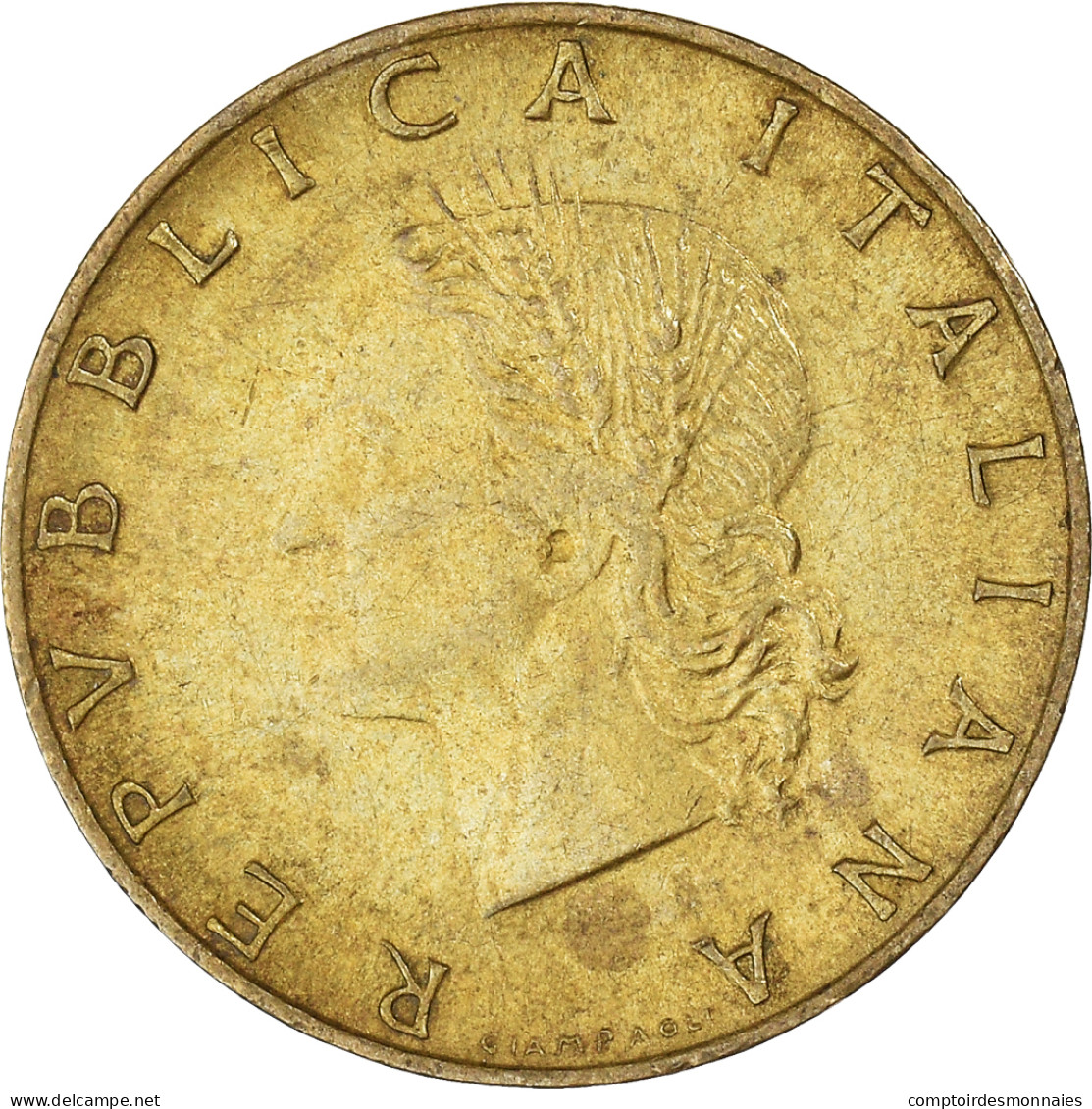 Monnaie, Italie, 20 Lire, 1980, Rome, TB, Bronze-Aluminium, KM:97.2 - 20 Liras