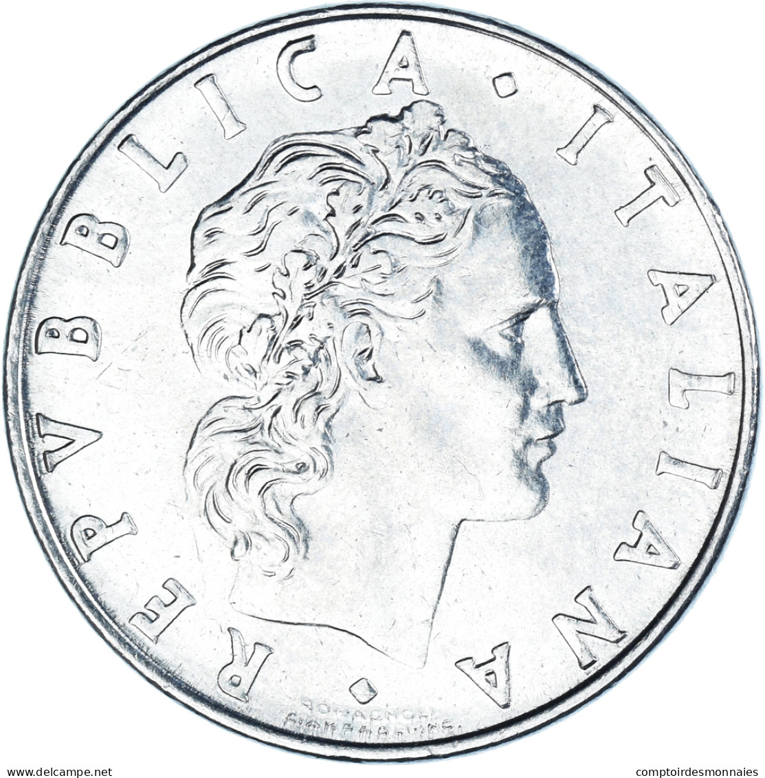 Monnaie, Italie, 50 Lire, 1973, Rome, SPL, Acier Inoxydable, KM:95.1 - 50 Lire