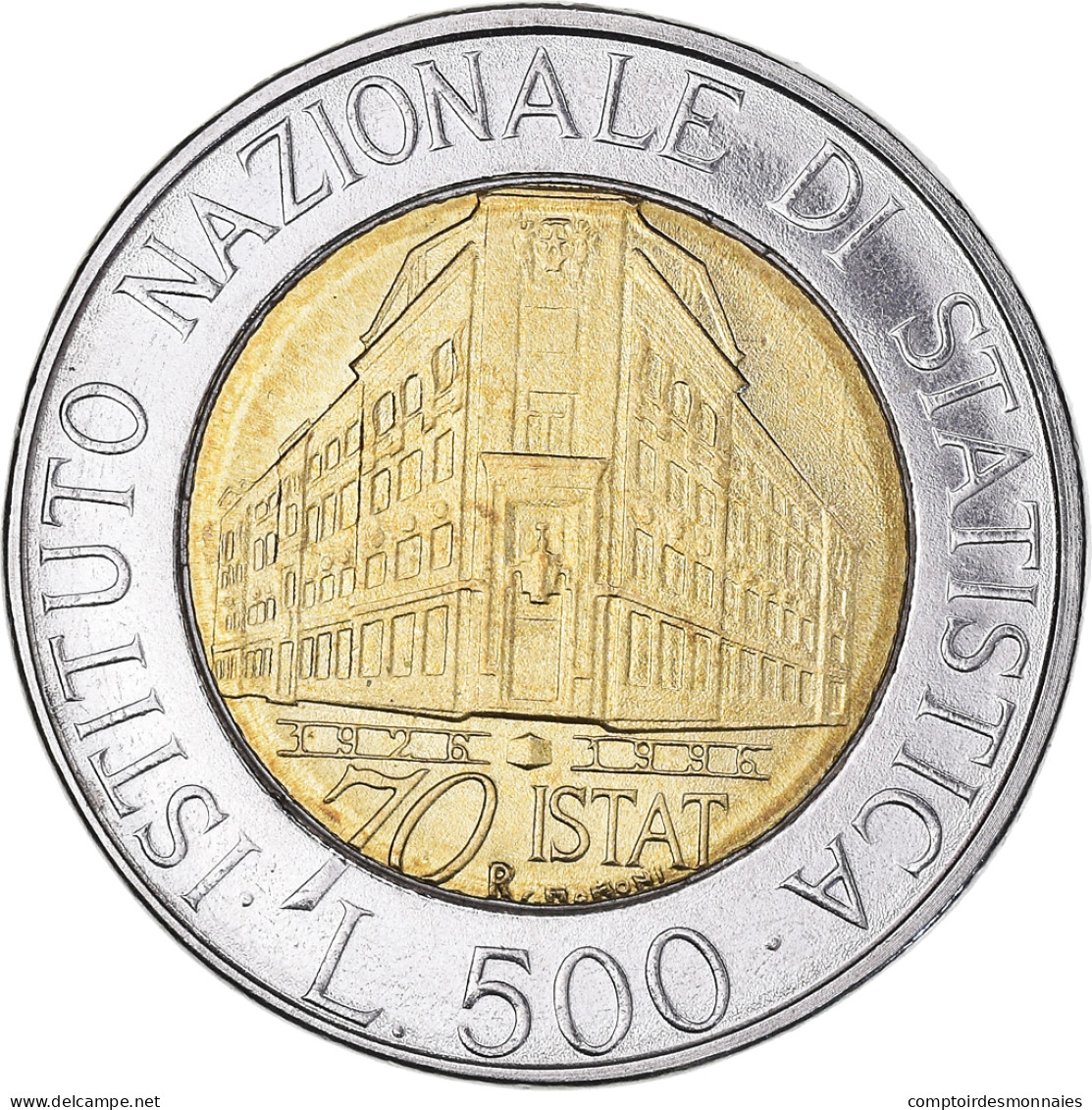 Monnaie, Italie, Istituto Nazionale Di Statistica, 500 Lire, 1996, Rome, SPL - 500 Lire