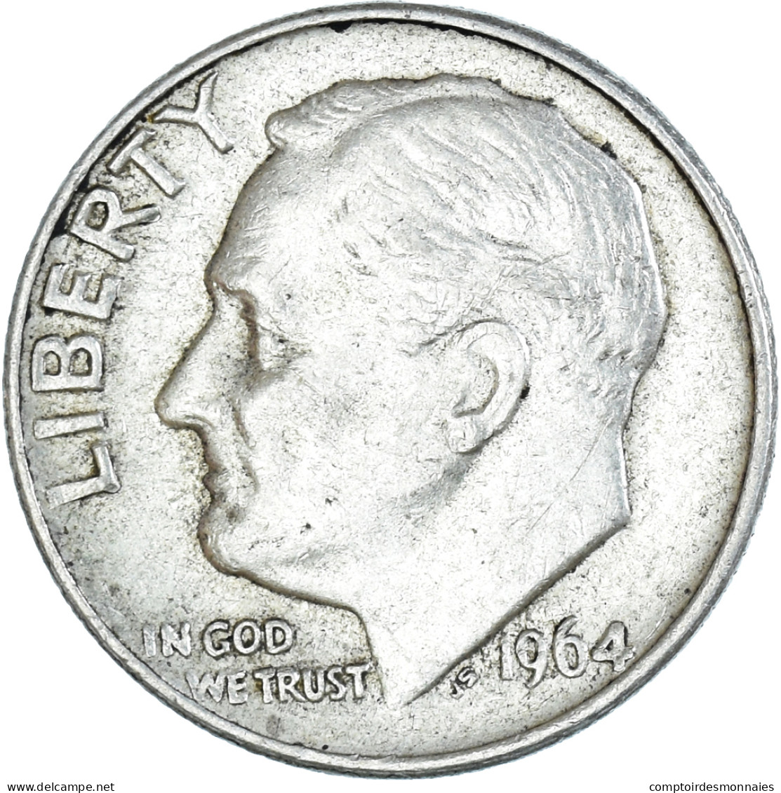 Monnaie, États-Unis, Roosevelt, Dime, 1964, Denver, SUP, Argent, KM:195 - 1946-...: Roosevelt