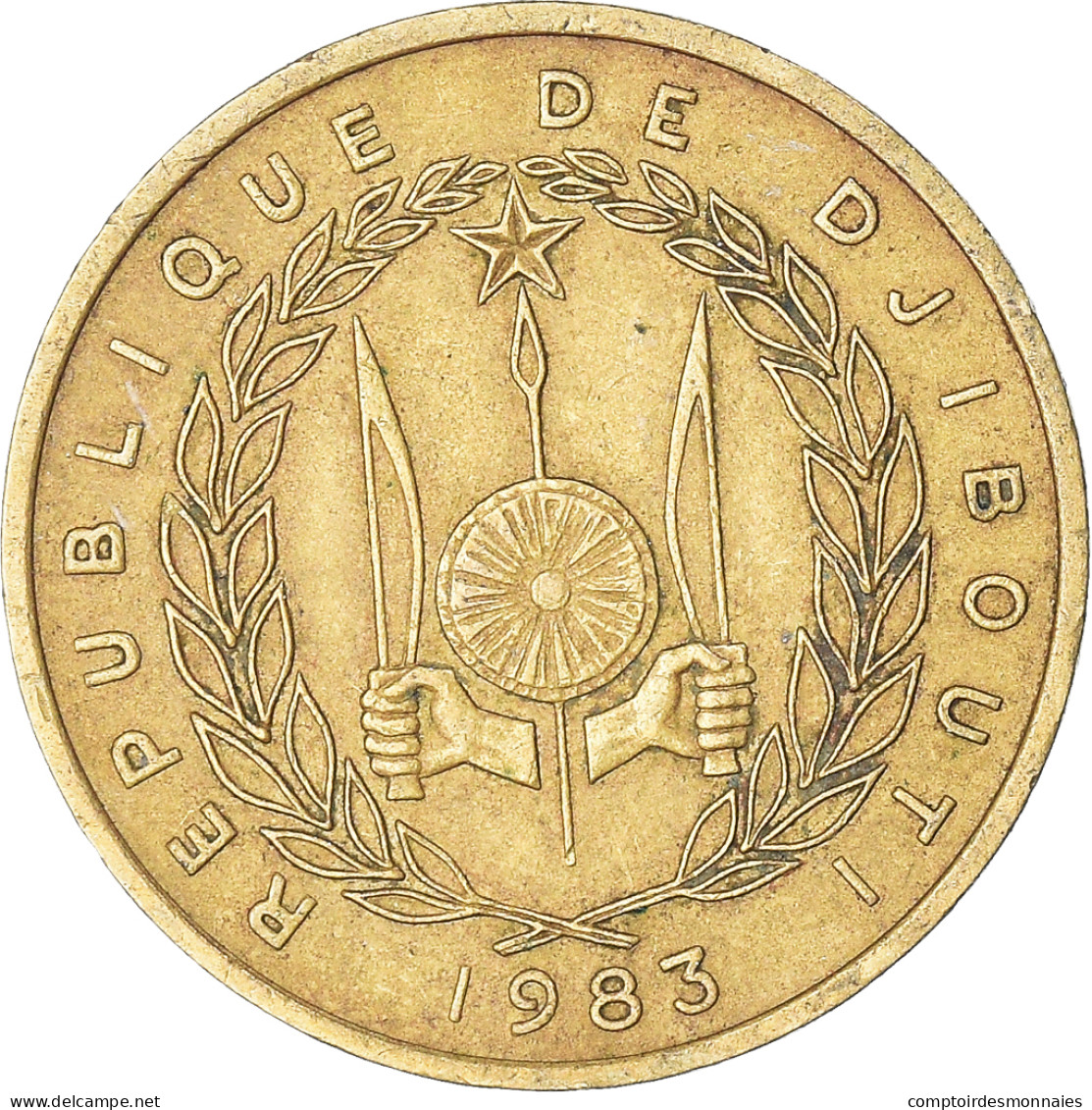 Monnaie, Djibouti, 10 Francs, 1983 - Dschibuti