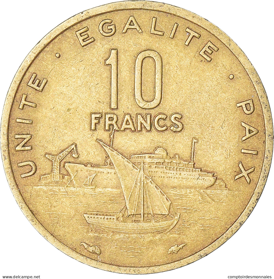 Monnaie, Djibouti, 10 Francs, 1983 - Dschibuti