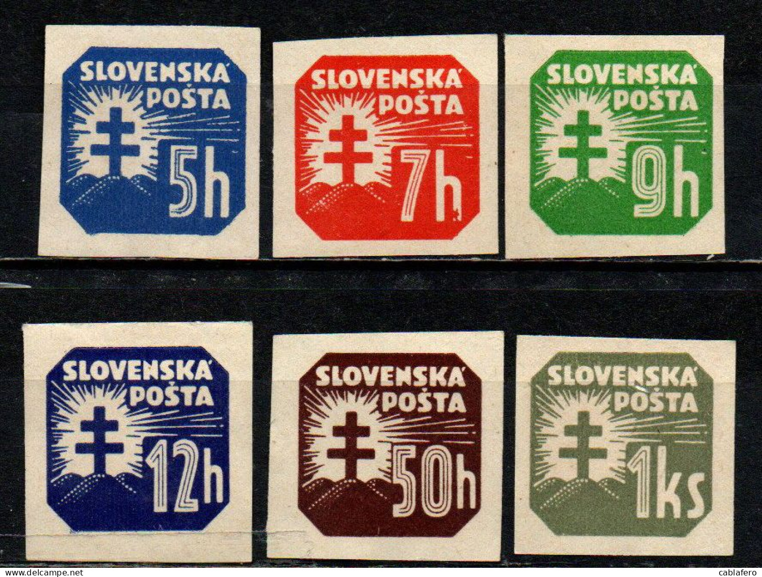 SLOVACCHIA - 1939 - Arms Of Slovakia - SENZA GOMMA - Neufs