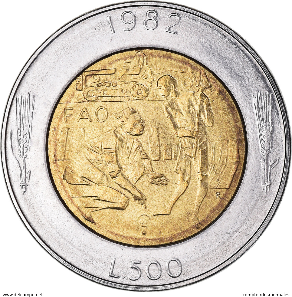 Monnaie, Saint Marin , 500 Lire, 1982, SPL, Bimétallique, KM:140 - San Marino