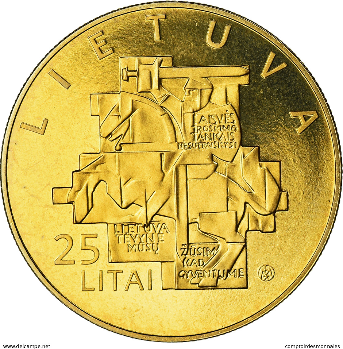 Monnaie, Lituanie, 25 Litai, 2013, Colorized, SUP+, Cuivre-Nickel-Zinc - Litouwen